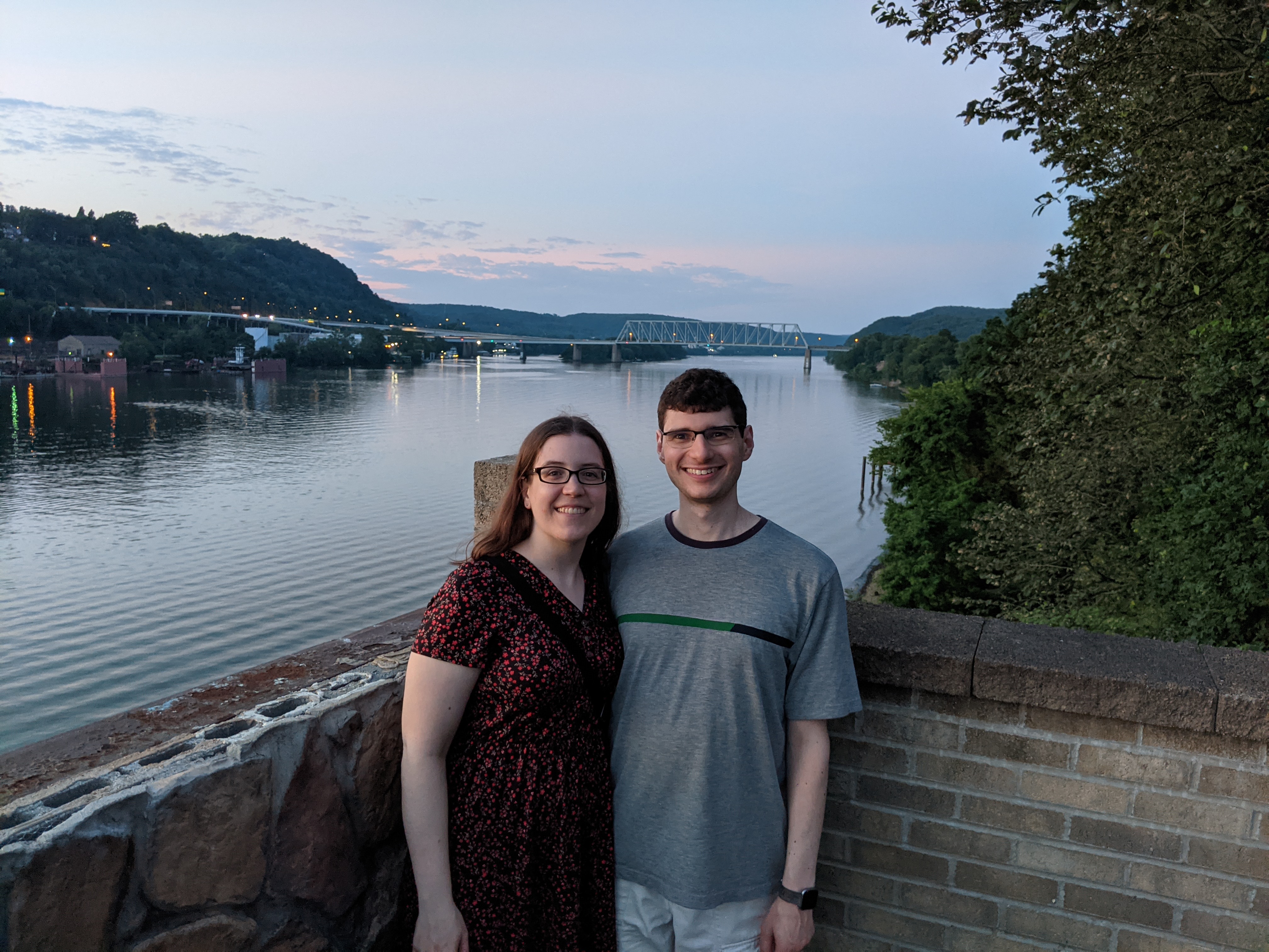 Kathryn & Michael at the Ohio River